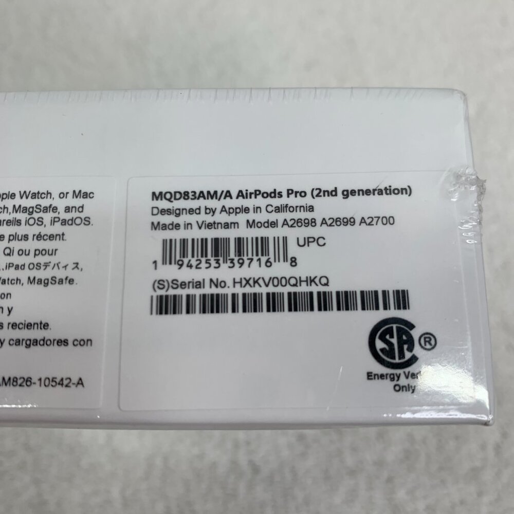 Apple AirPods Pro 2nd Generation with MagSafe Wireless Charging Case Sealed Box - Picture 9 of 9